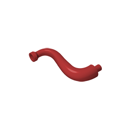 43892 | Elephant Tail / Trunk with Bar End - Short Curved Tip
