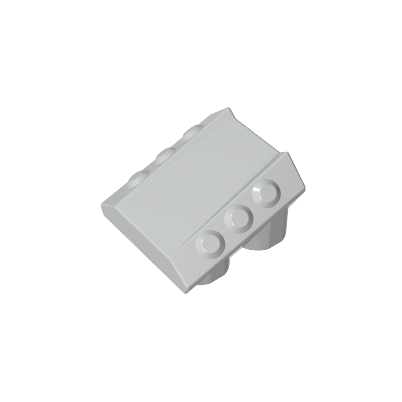 30603 | Brick, Modified 2 x 2 No Studs, Sloped with 6 Side Pistons Raised