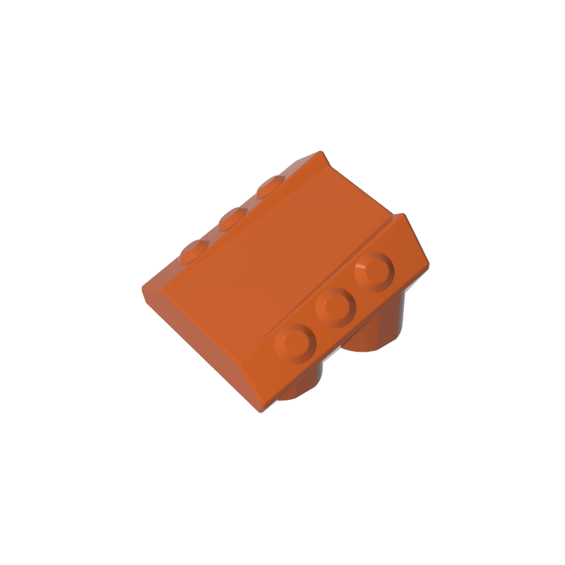 30603 | Brick, Modified 2 x 2 No Studs, Sloped with 6 Side Pistons Raised