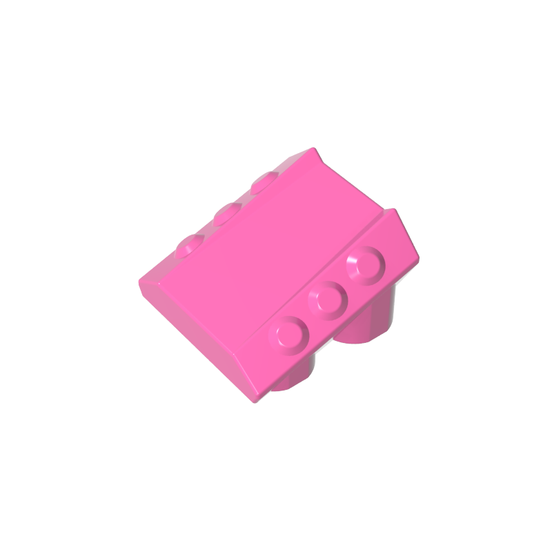 30603 | Brick, Modified 2 x 2 No Studs, Sloped with 6 Side Pistons Raised