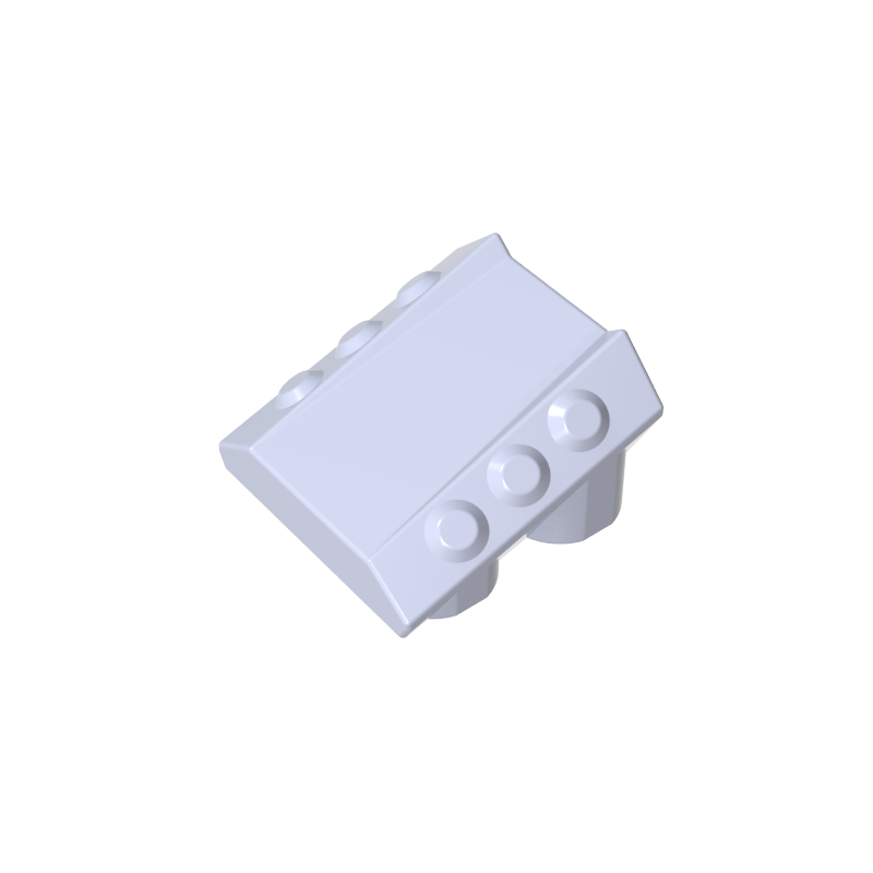 30603 | Brick, Modified 2 x 2 No Studs, Sloped with 6 Side Pistons Raised