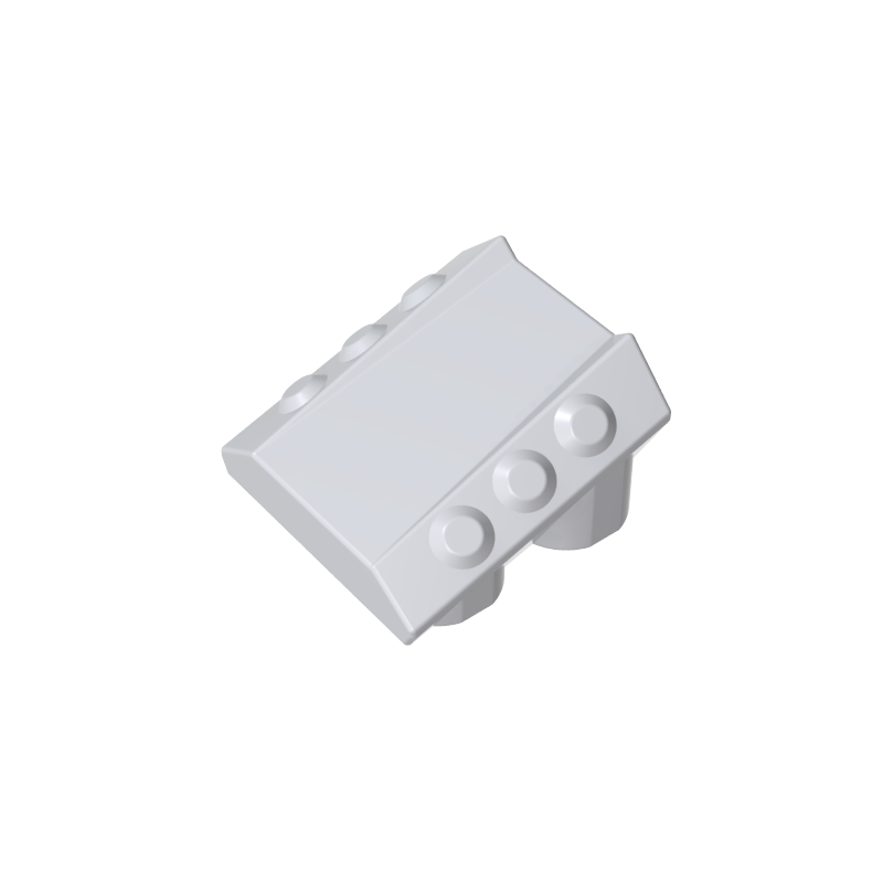 30603 | Brick, Modified 2 x 2 No Studs, Sloped with 6 Side Pistons Raised