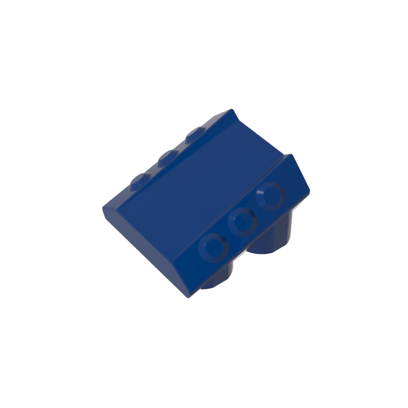30603 | Brick, Modified 2 x 2 No Studs, Sloped with 6 Side Pistons Raised