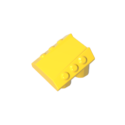 30603 | Brick, Modified 2 x 2 No Studs, Sloped with 6 Side Pistons Raised