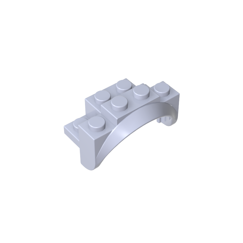 35789 | Vehicle, Mudguard 4 x 2 1/2 x 2 with Arch Round, Solid Studs, and Rounded Legs