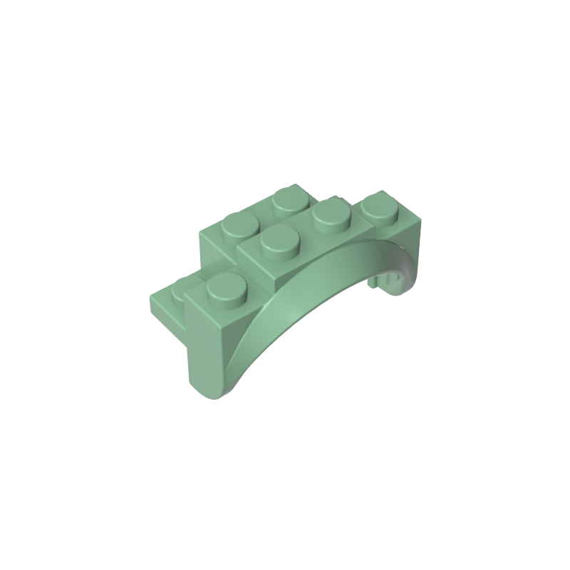 35789 | Vehicle, Mudguard 4 x 2 1/2 x 2 with Arch Round, Solid Studs, and Rounded Legs