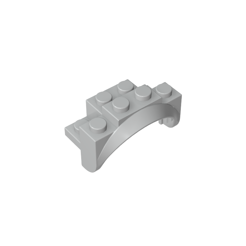 35789 | Vehicle, Mudguard 4 x 2 1/2 x 2 with Arch Round, Solid Studs, and Rounded Legs