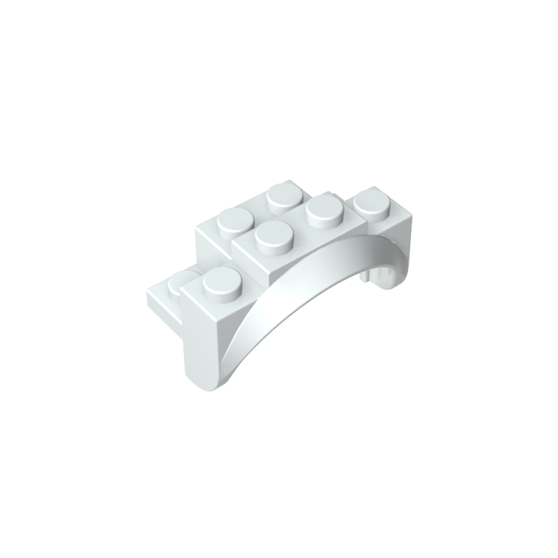 35789 | Vehicle, Mudguard 4 x 2 1/2 x 2 with Arch Round, Solid Studs, and Rounded Legs