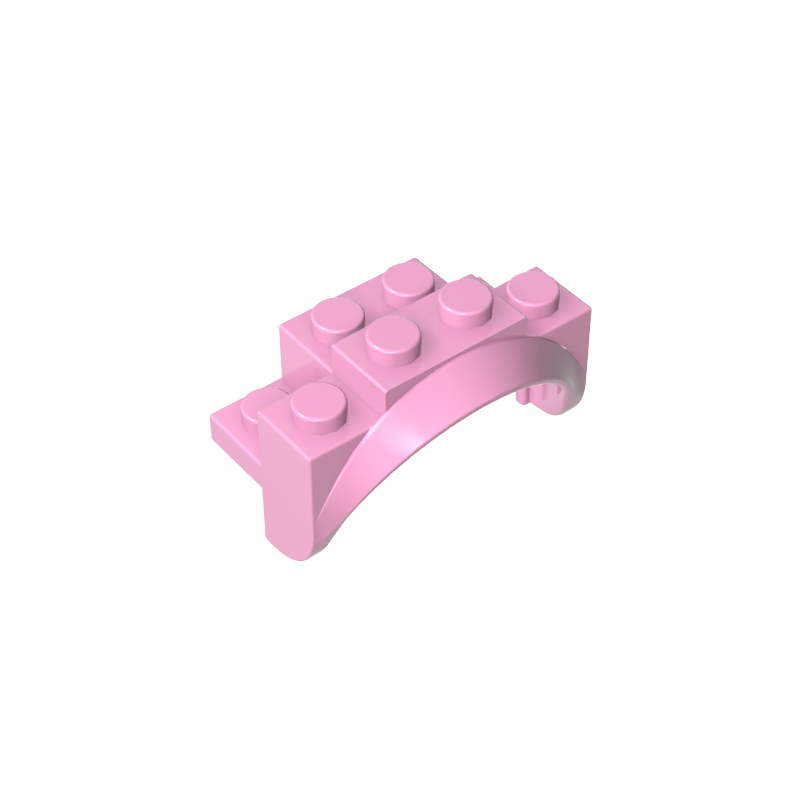 35789 | Vehicle, Mudguard 4 x 2 1/2 x 2 with Arch Round, Solid Studs, and Rounded Legs