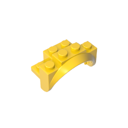 35789 | Vehicle, Mudguard 4 x 2 1/2 x 2 with Arch Round, Solid Studs, and Rounded Legs