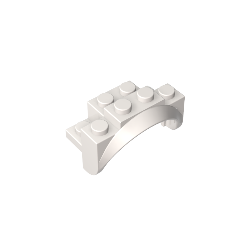 35789 | Vehicle, Mudguard 4 x 2 1/2 x 2 with Arch Round, Solid Studs, and Rounded Legs