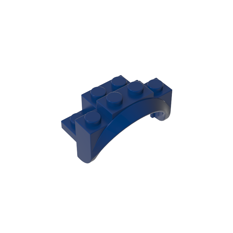 35789 | Vehicle, Mudguard 4 x 2 1/2 x 2 with Arch Round, Solid Studs, and Rounded Legs